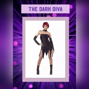 "THE DARK DIVA NYMPH!" WOMENS DELUXE NYMPH COSTUME SIZE LARGE NEW!